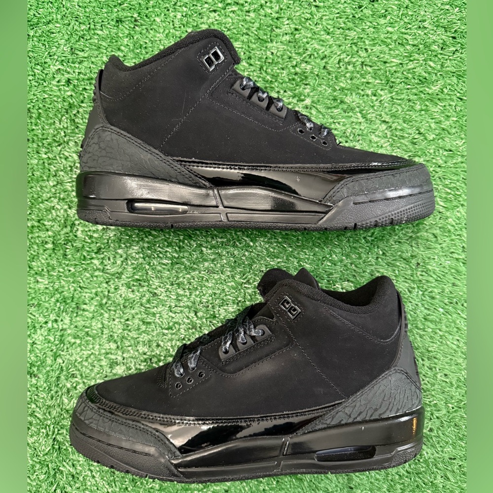 Air Jordan 3 Retro Black Cat GS - Size 6Y